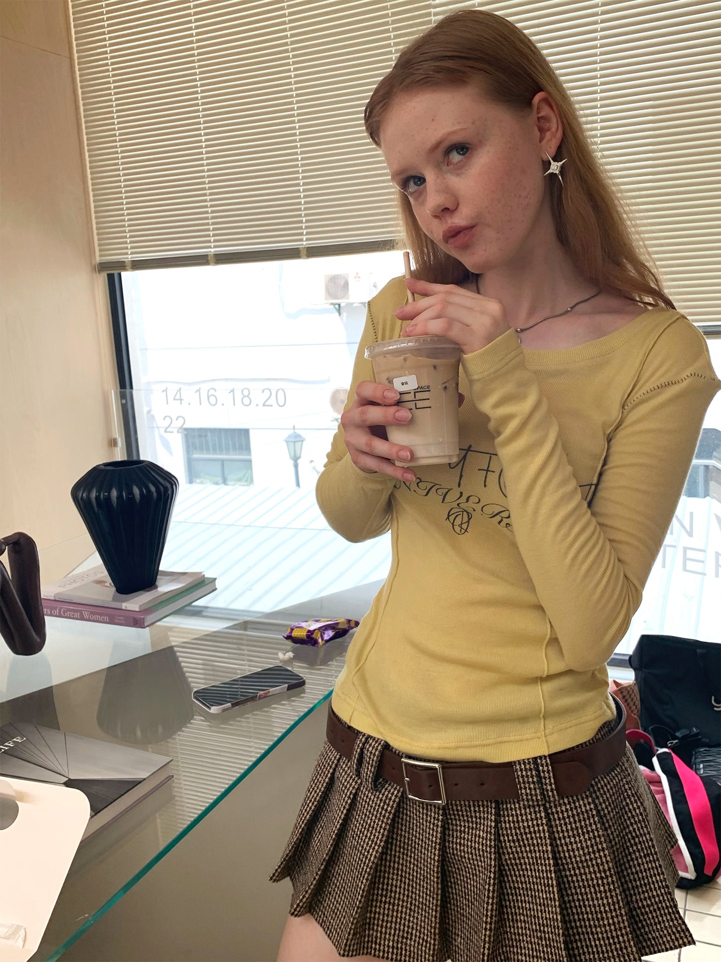 [C0020]Lemon Yellow Long Sleeves