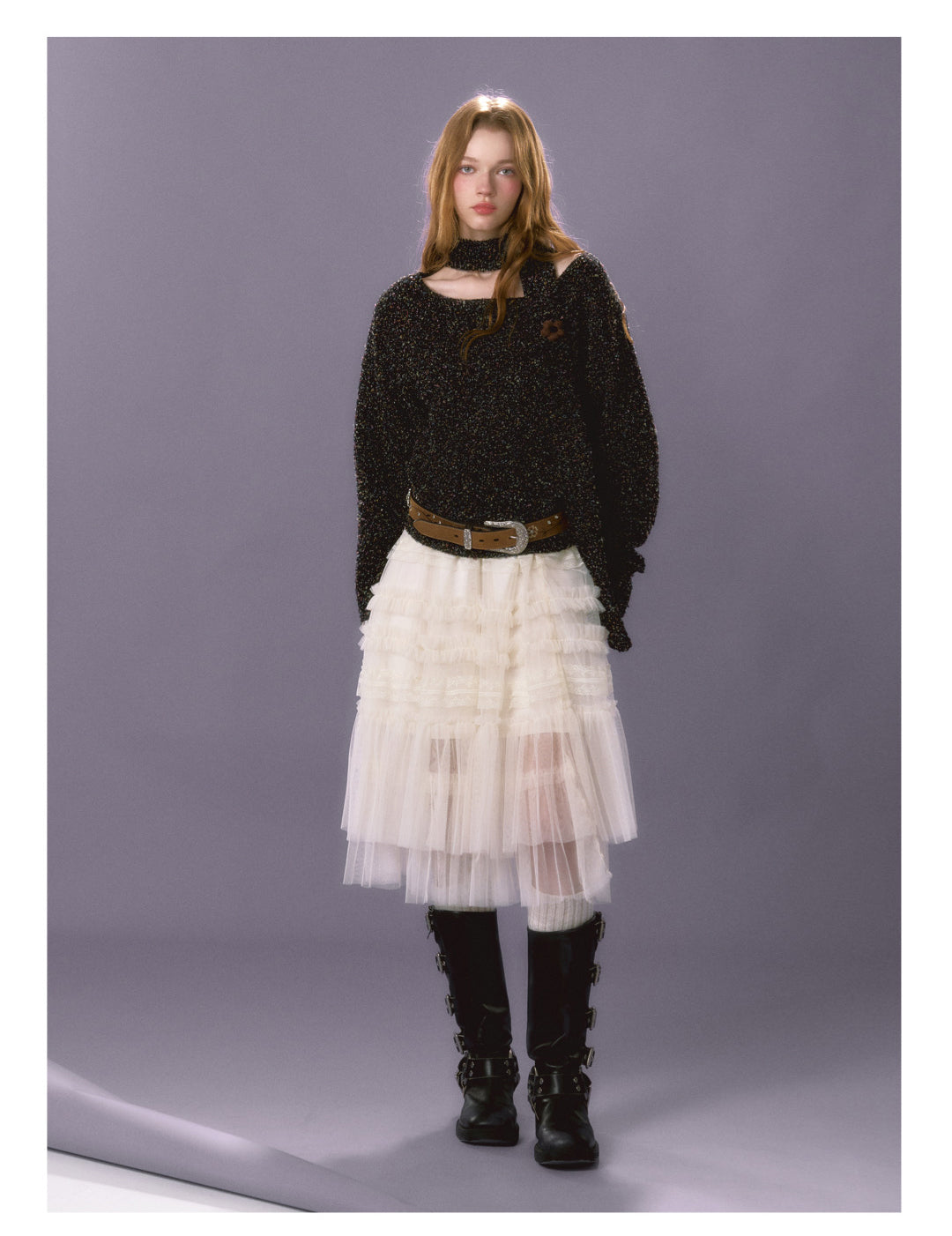 [E0068]Romantic tulle dress