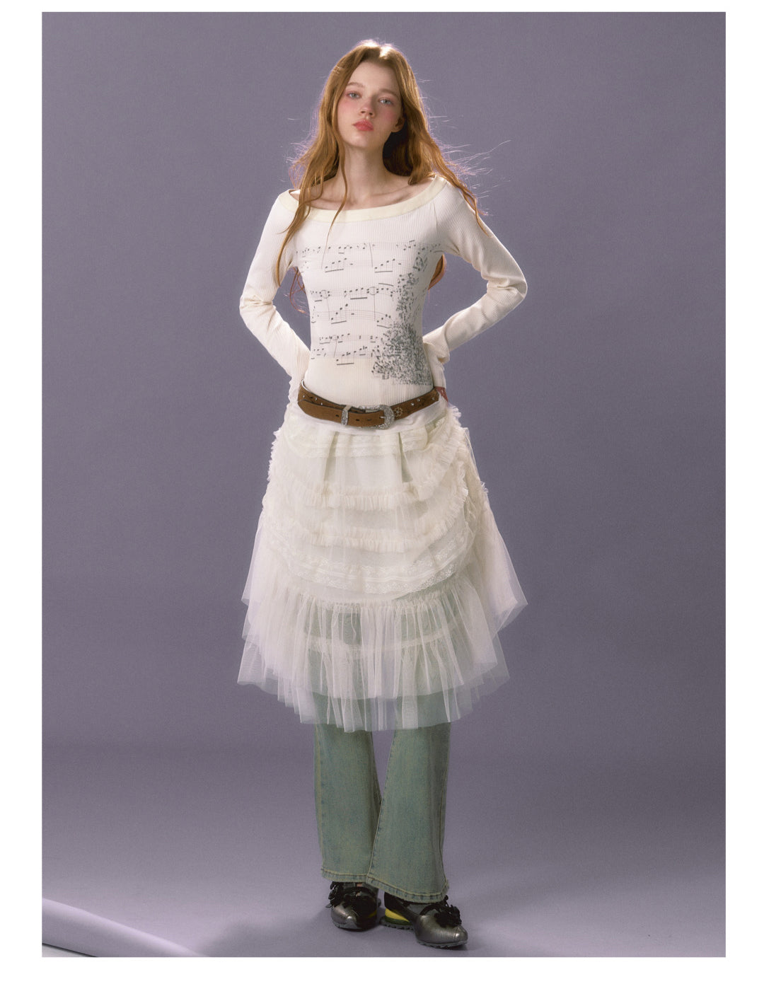 [E0068]Romantic tulle dress