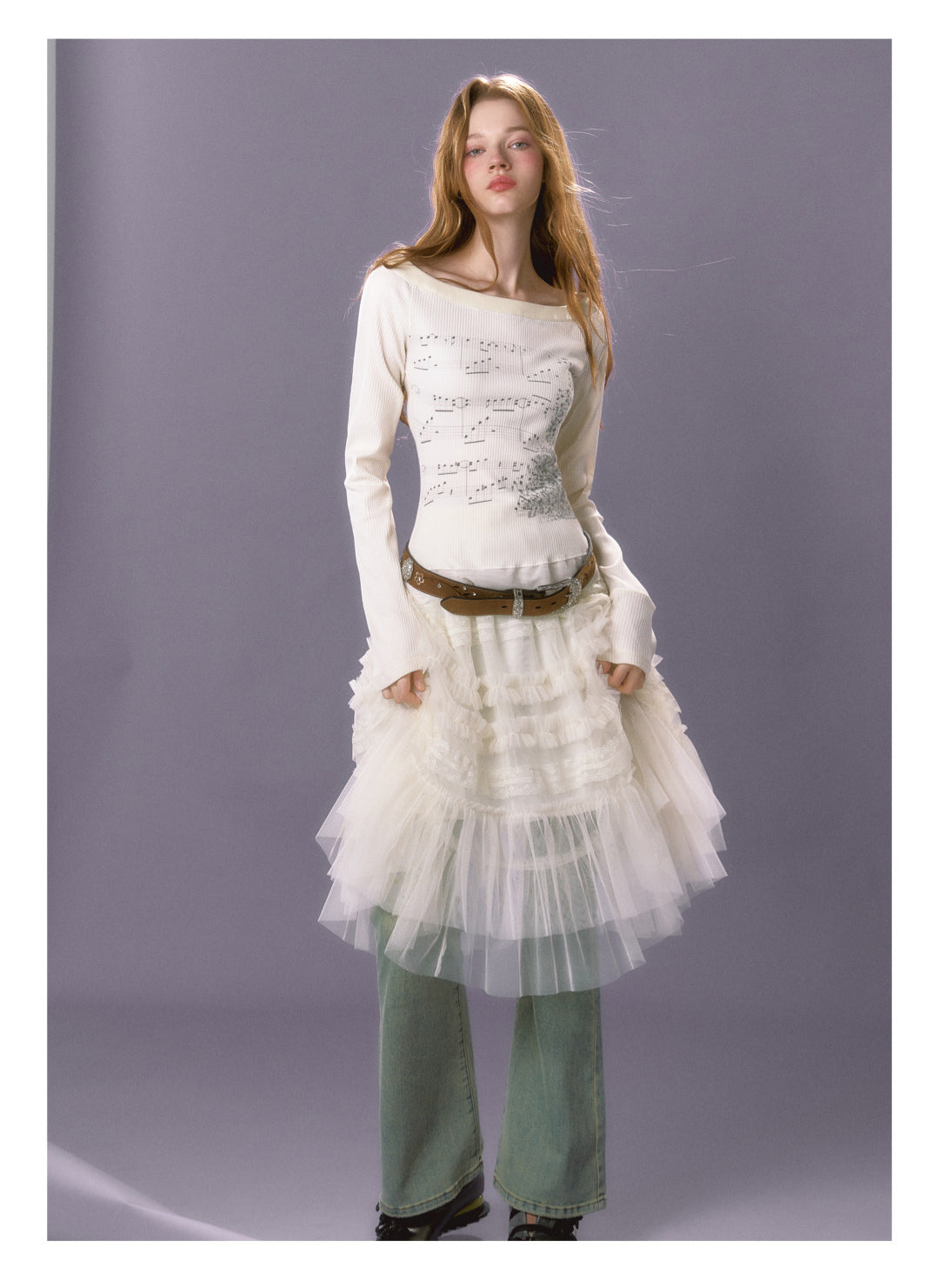 [E0068]Romantic tulle dress