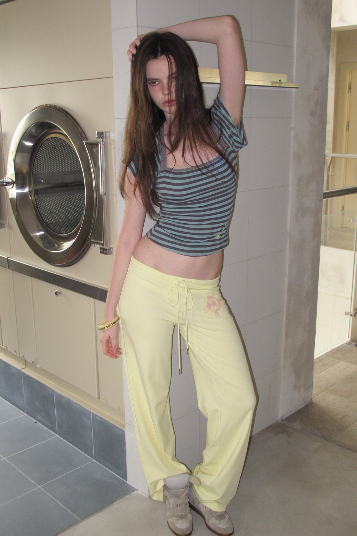 [A001313]Island Breeze Knit Lounge Pants
