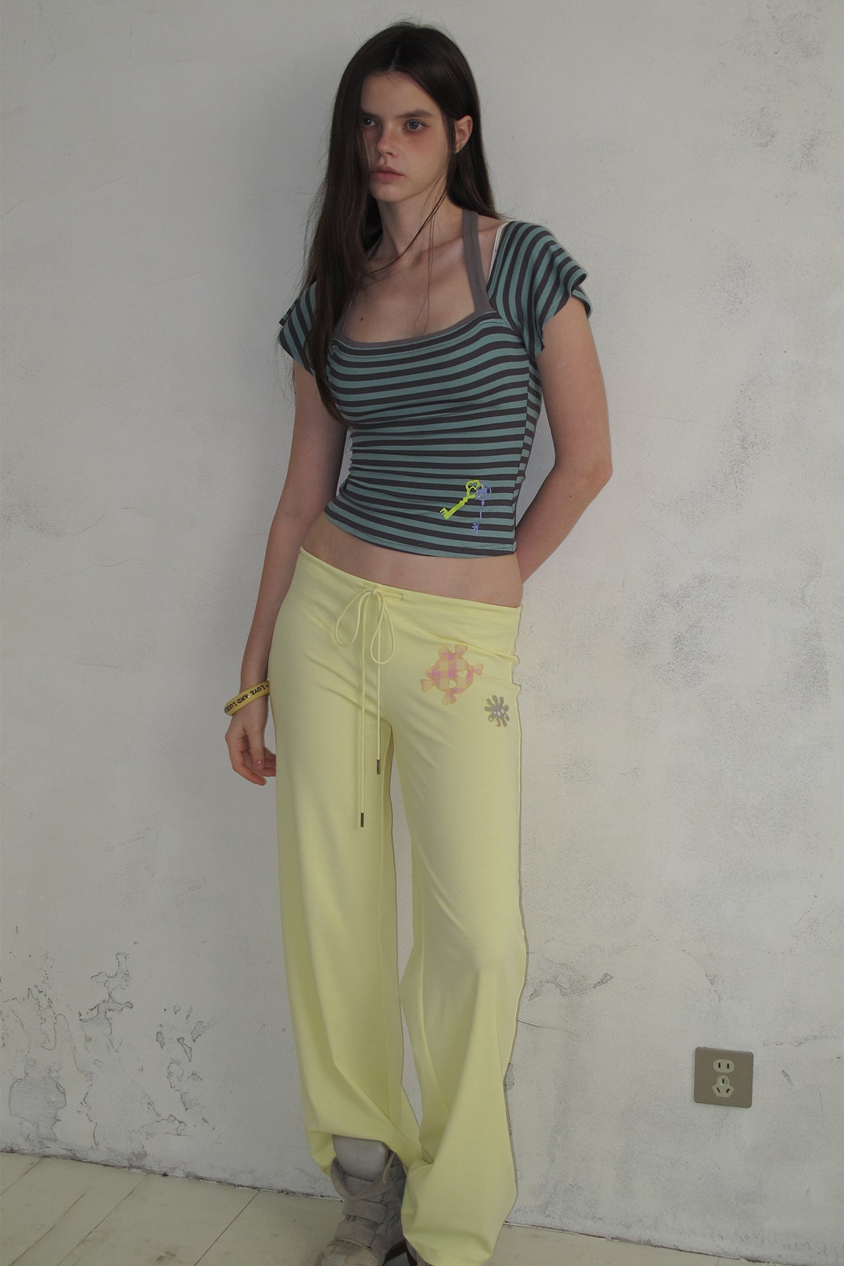 [A001313]Island Breeze Knit Lounge Pants