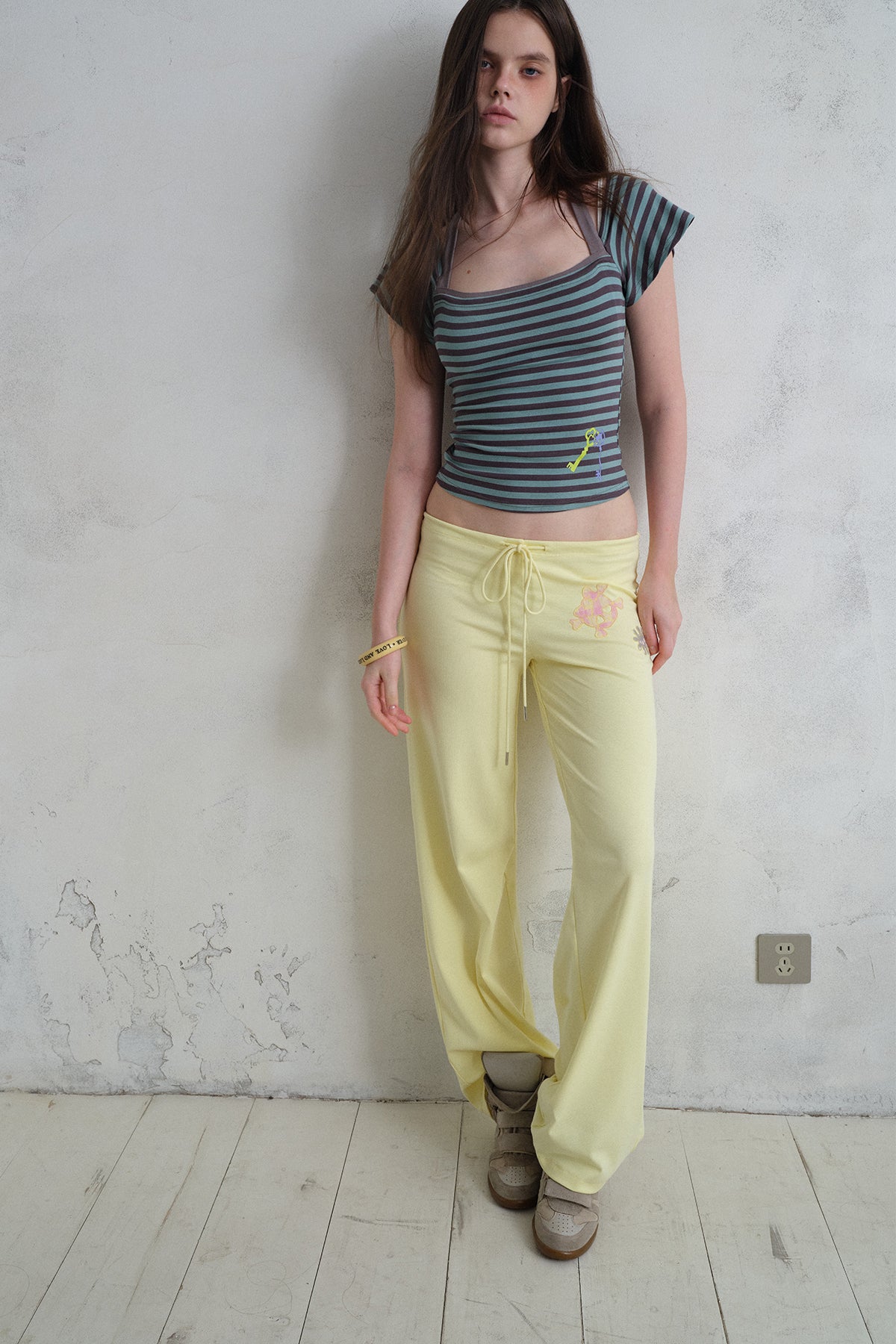 [A001313]Island Breeze Knit Lounge Pants