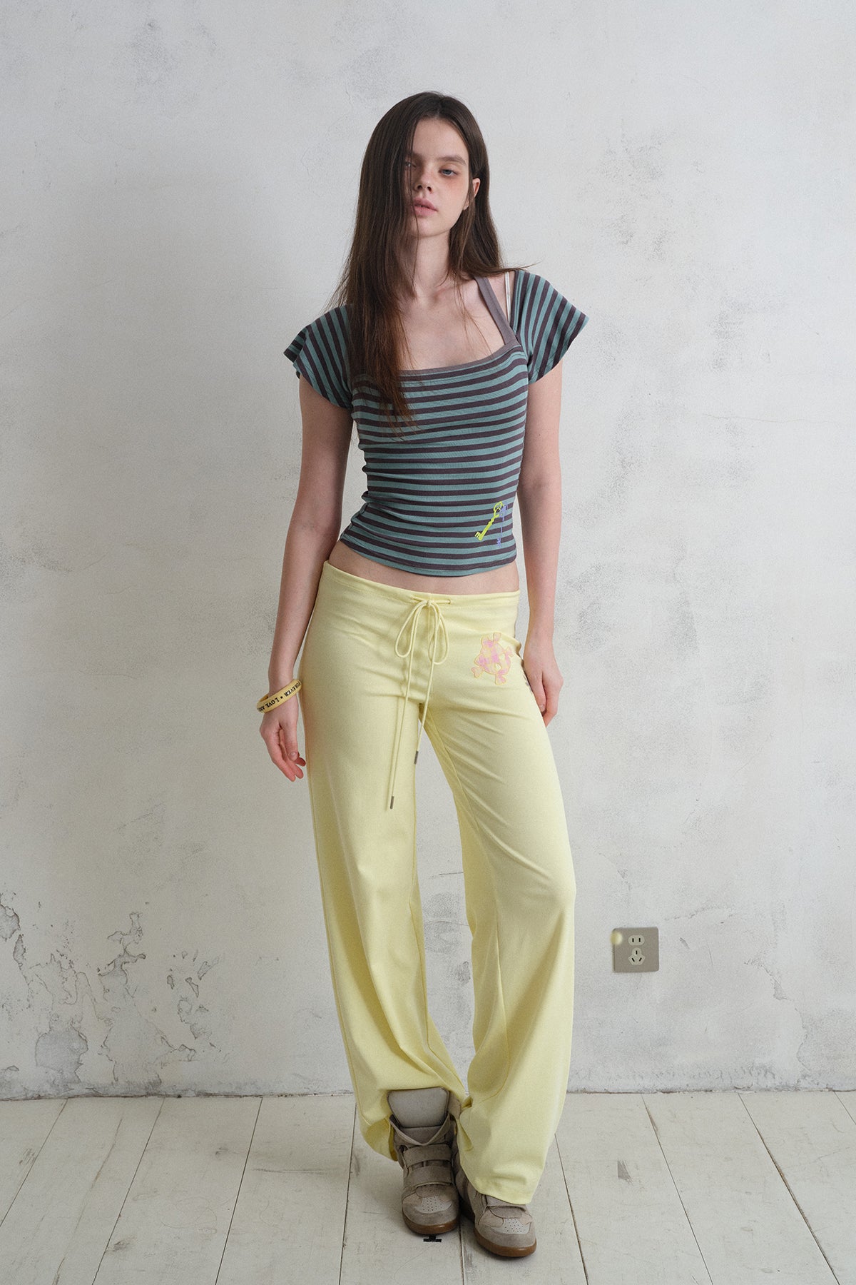 [A001313]Island Breeze Knit Lounge Pants