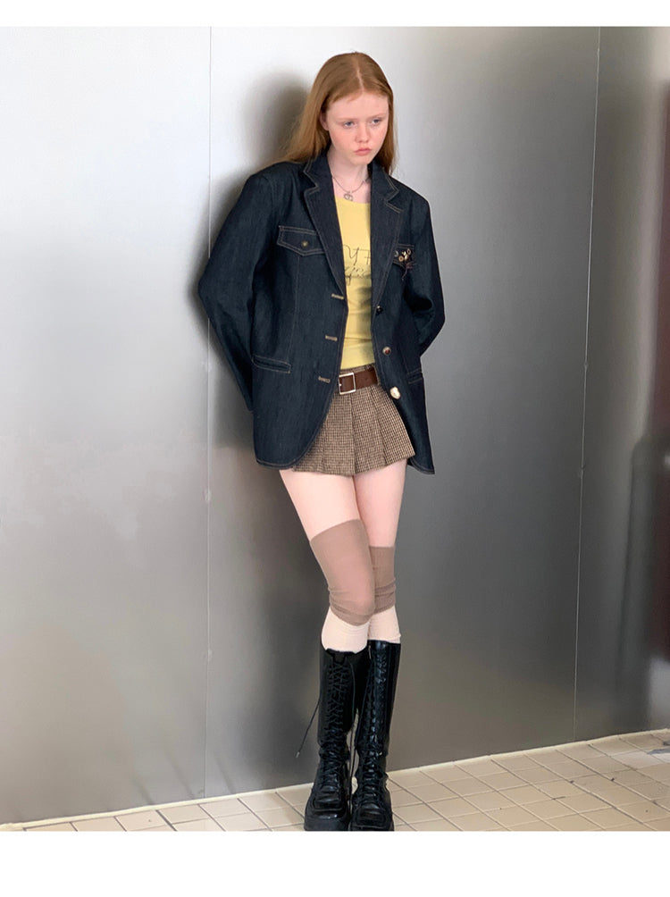 [C0019]Baroque Denim Jacket