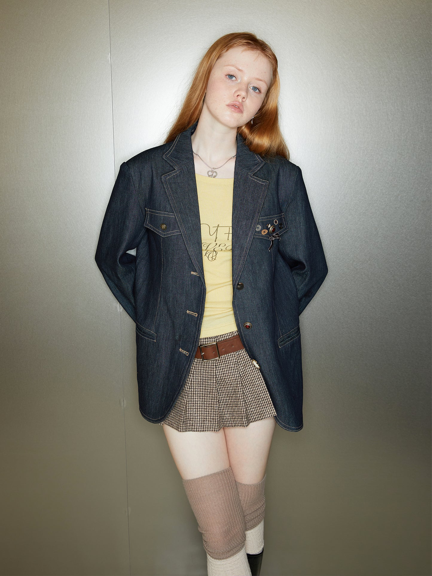 [C0020]Lemon Yellow Long Sleeves