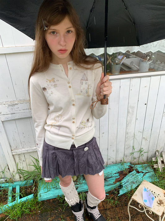 [A002006]Little House Cottagecore Cardigan